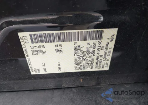 2017 Nissan Maxima 3.5 S from USA, damaged, VIN 1N4AA6AP8HC409136